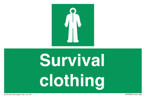Survival clothing